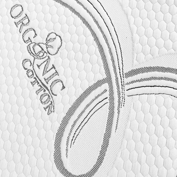 FoamRush 6-Inch (48" x 75") Bunk, Soft, Fitted, Zippered Mattress Cover Replacement, Premium Cotton, Waterproof, Non Skid Bottom, Mattress Pad Cover, Mattress Not Included