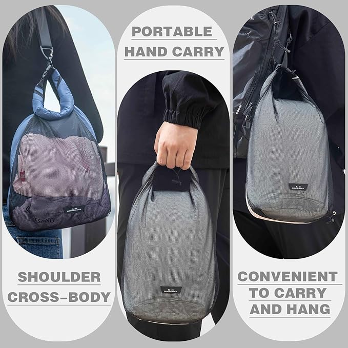 Waterproof dry sack Lightweight Dry Bag Soft and comfortable stuff sacks for backpacking Rafting Boating Camping (Dark bule, 4L 8L)