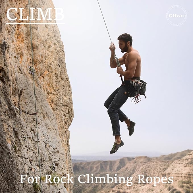 Climbing Rope 1/2 in x 100 Ft Yellow Bull Rope Polyester Braided Arborist Rope 1/2 inch 48 Strands 100ft for Tree Pulling,Nautical Rigging Rope Swing
