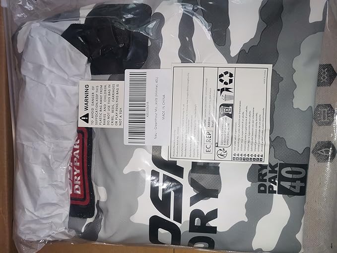 Motorcycle Dry Bag - Waterproof Motorcycle Duffle & Luggage Tail Bag Saddle Bags with Roll Top Closure, Large Storage Space，for Motorcycle Back Seat(Sky, 40L)