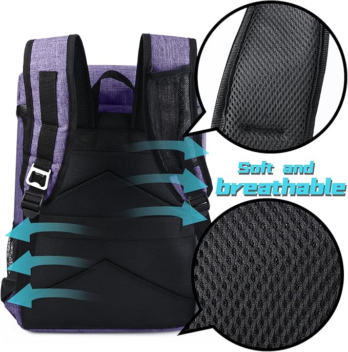 BAGLHER Lightweight Insulated Cooler Backpack - 30 Cans, Leak-Proof for Lunch, Picnic, Hiking, Camping Trips