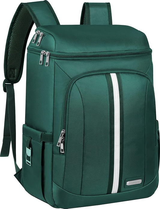 LTINVECK Cooler Backpack,2 Insulated Compartments Backpack Cooler Leakproof Double Deck Lightweight Cooler Lunch Box Bag for Men Women