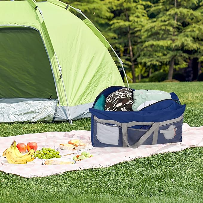 REDCAMP Foldable Travel Bag, Large Sports Bag, 75L/96L/100L, Lightweight Waterproof Tote Bag