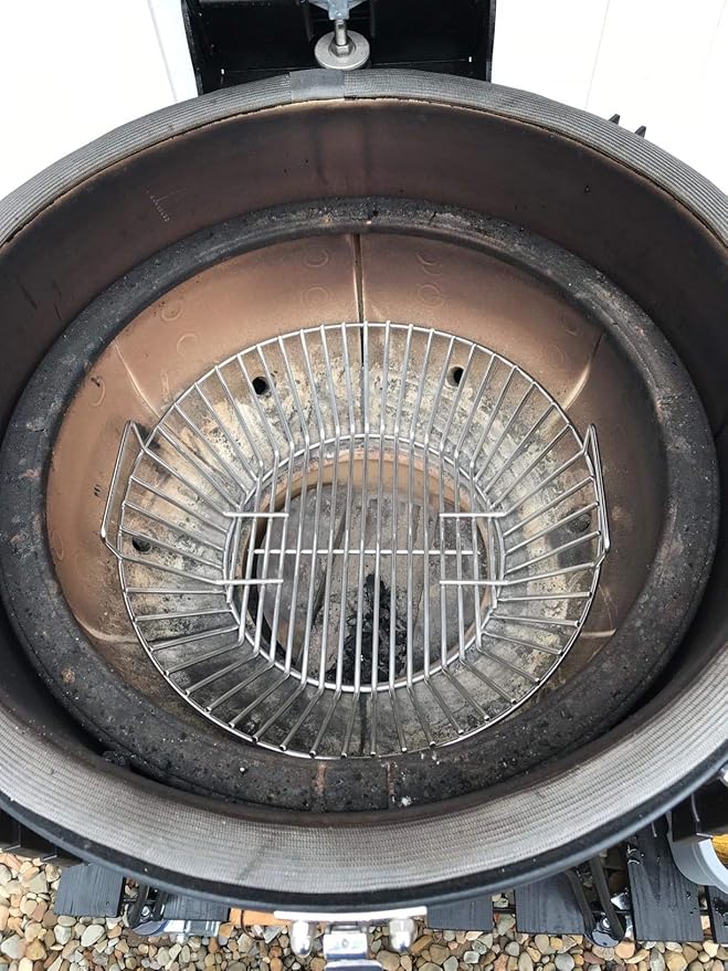 only fire #8554 Stainless Steel Charcoal Ash Basket Fits X-Large Big Green Egg Ceramic Grills