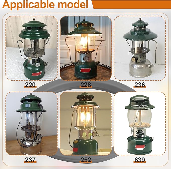 SUNJIKA Camping Kerosene Lamp Silicone Tank Base Protector for Coleman Lanterns, Scratch-Resistant, Enhanced Stability Camping Lantern Part,Suitable for Coleman Lanterns 220.228.236.237.252,639