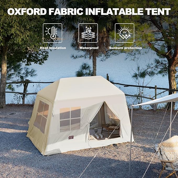 Inflatable Tents for Camping, Large Blow Up Tents for Camping Easy Set Up