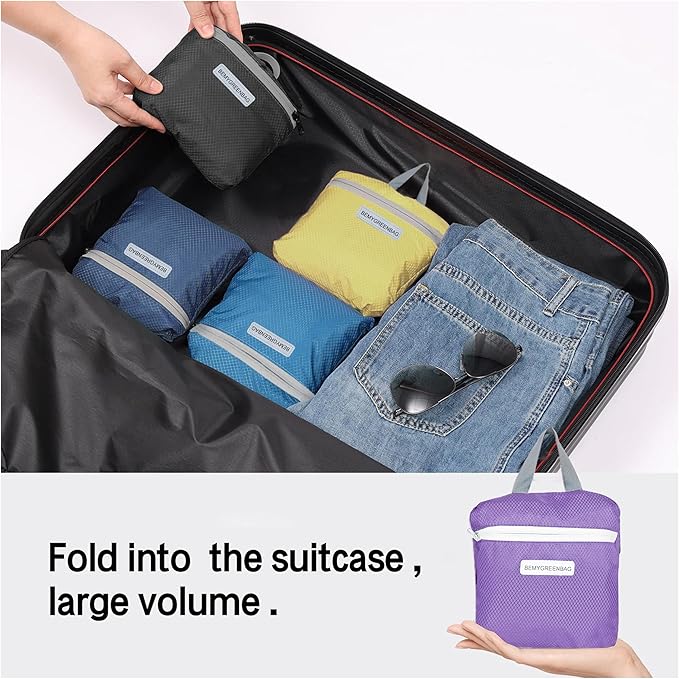 35L Foldable Waterproof Backpack For Outdoor Sports Travel Inside Wet Clothes Compartment Packable For Multiple