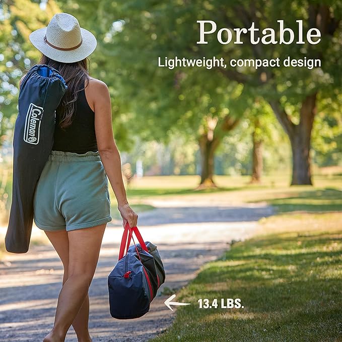 Coleman Skyshade Screen Dome Canopy Tent, 8x8/10x10ft Portable Screen Shelter with Easy Setup for Bug-Free Lounging, Great for Beach, Yard, Picnic, Park, Camping, & More