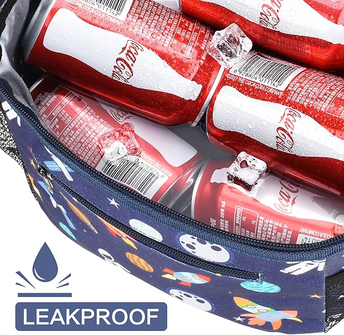 Tirrinia Insulated Lunch Box for Men/Women, Leakproof Thermal Lunch Bag for Office Picnic Work Beach Camping,Reusable Lunch Cooler Tote for Adult, Space