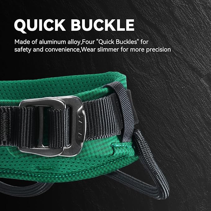 KAILAS B4 Rocking Climbing Harness Adjustable Roofing Harness Rescue Safety Harness Tree Climbing Harness Spikes