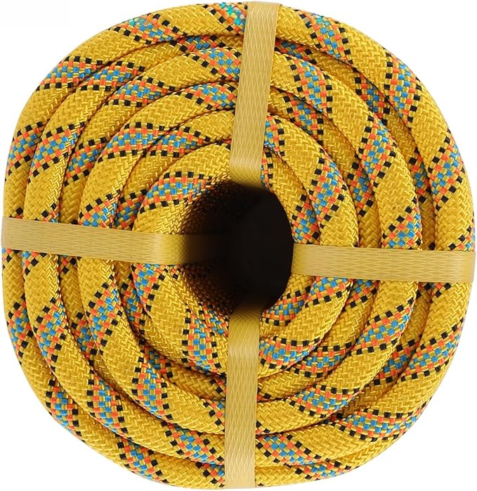 Arborist Rope Climbing Rope(1/2in x 100ft) 48 Strands Tree Rope for Climbing Tree Swing Pulling Sailing
