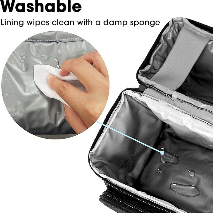 J World New York Corey Lunch Bag, Black, One Size