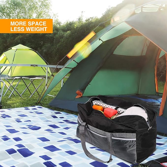 REDCAMP Foldable Travel Bag, Large Sports Bag, 75L/96L/100L, Lightweight Waterproof Tote Bag