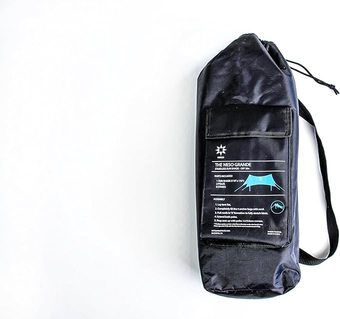 Neso Tents Grande Beach Tent, 7ft Tall, 9 x 9ft, Reinforced Corners and Cooler Pocket