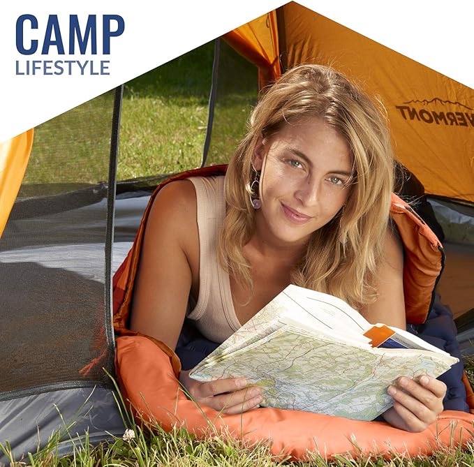 VENTURE 4TH Backpacking Sleeping Bag – XXL, Double and Single Sizes - Lightweight Warm & Cold Weather Sleeping Bags for Adults, Kids & Couples – Ideal for Hiking, Camping & Outdoor Adventures