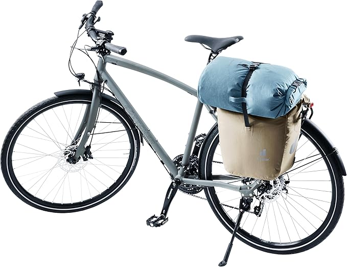 Deuter Drypack Pro 8L, Waterproof 8-Liter Storage Pack Sack for Trekking, Hiking, Bikepacking & Mountain Climbing - Atlantic