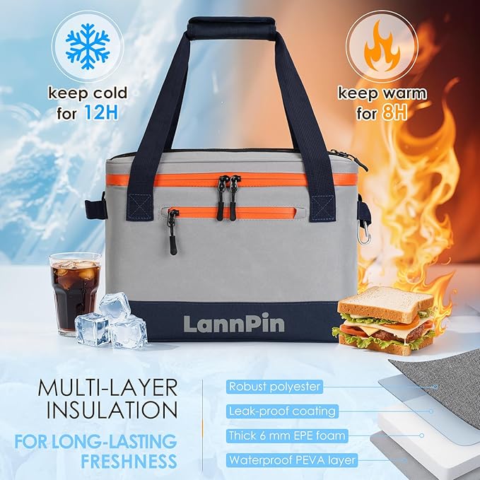 Paddle Board Cooler Waterproof Large Capacity SUP Deck Coolers, Leakproof Kayak Cooler Accessories Premium Insulated Cooler for Paddleboard Accessories,Drinks | Quality Clips& Bottle Opener Included