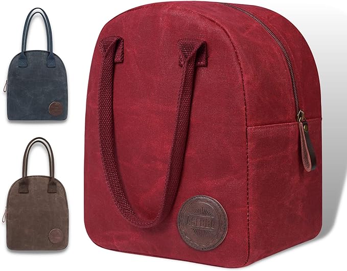 Insulated Lunch Bag for Women & Men (Passion Red)