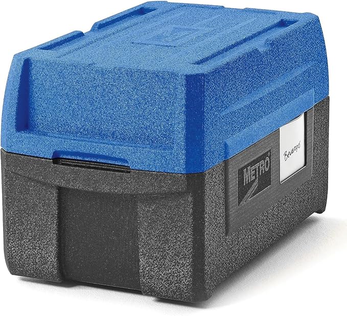 Metro Mightylite ML180XL Top Load Insulated Food Carrier - Professional-Grade Multipurpose Pan Carrier, Insulated Cooler and Food Warmer with Extra Capacity Lid - 45 qt or 5 Pan Capacity