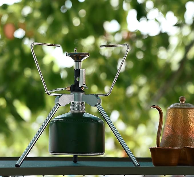 CAMPINGMOON Smart Backpacking Stove Stand with Upper Support Trivet Z01 (Low type stand Z02)