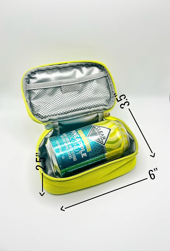 Mini Insulated Bag Snack Bag Mini Lunch Bag Insulin Bag (seablue)