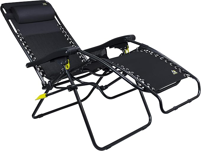 GCI Outdoor FreeForm Zero Gravity Chair, Black