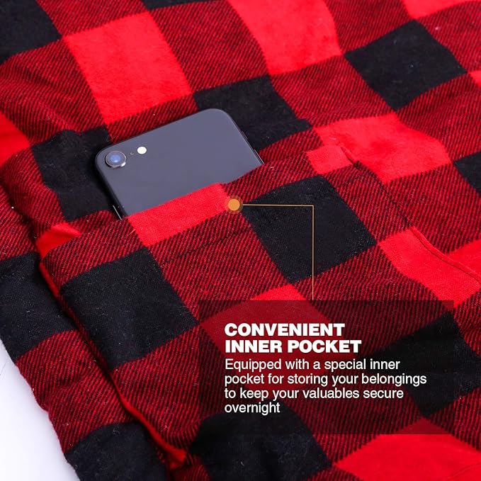 REDCAMP Cotton Flannel Sleeping Bag for Camping Backpacking, Adults Cold Weather Envelope Sleeping Bags with 2/3/4lbs Filling