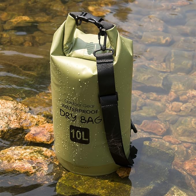 Waterproof Dry Bag Backpack 5L/10L/20L/30L/40L, Roll Top Floating Waterproof Storage Bags for Kayaking, Boating, Swimming, Hiking, Camping and Fishing