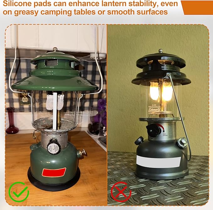 Camping Kerosene Lamp Silicone Tank Base Protector Gasket for Coleman Lanterns, Scratch-Resistant, Enhanced Stability Camping Lantern Part,Suitable for Coleman Lanterns 200.242.335.321.502,533