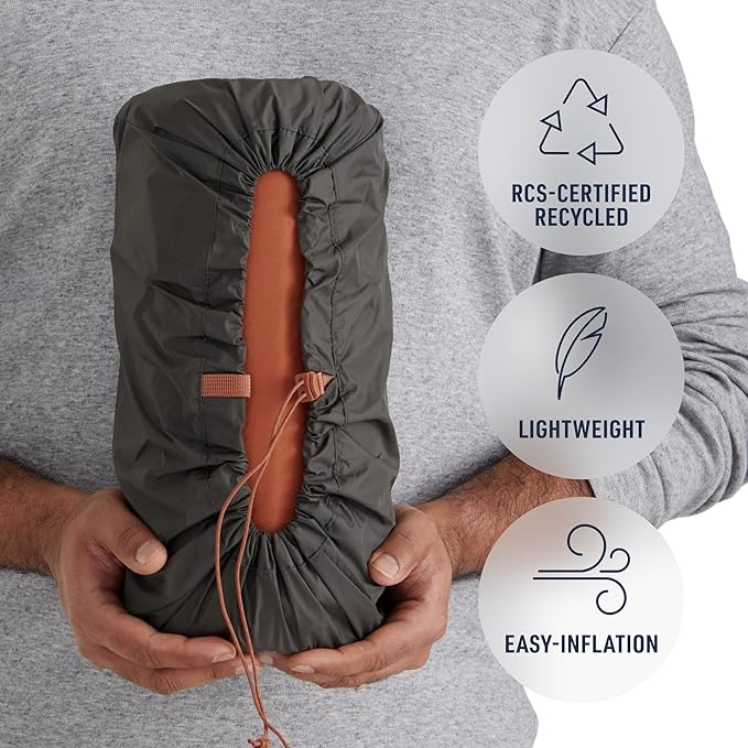 Sea to Summit Pursuit Self-Inflating Sleeping Mat for Camping and Backpacking, Tapered - Large (78 x 25 x 2 inches)