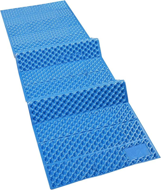 REDCAMP Foldable Foam Camping Pads for Sleeping, Waterproof Closed Cell Foam Camping Sleeping Pad - Ultra-Lightweight for Hiking & Backpacking, R-2.1 Insulated, Royal Blue/Grey/Green/Brown/Khaki