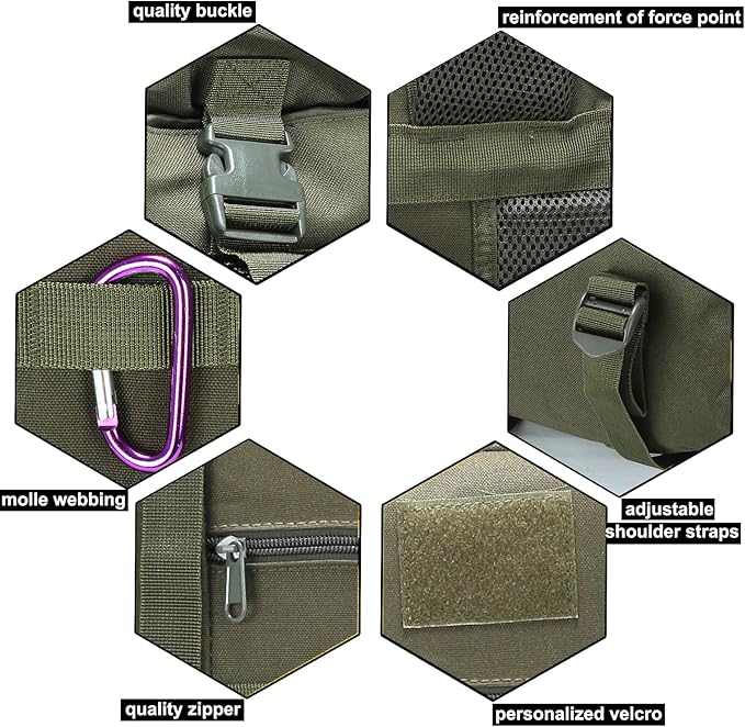 Hiking Backpack for Men 70L/100L Camping Backpack Military Rucksack Molle 3 Days Assault Pack for Climbing