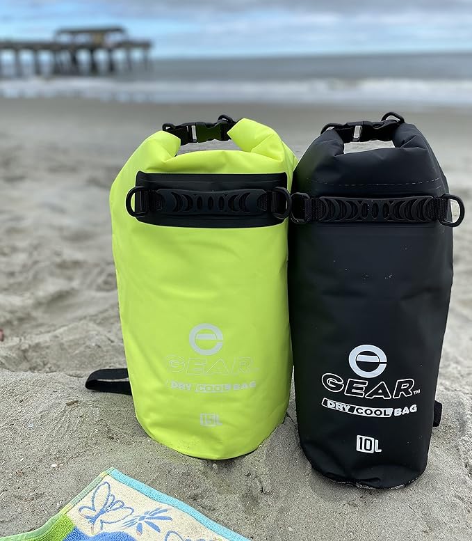 Insulated Dry Bag Floating Cooler – 10L / 15L / 25L Roll Top, Leak Proof, Waterproof, Collapsible, with Padded Shoulder Strap - Perfect for Kayaking Fishing Beach