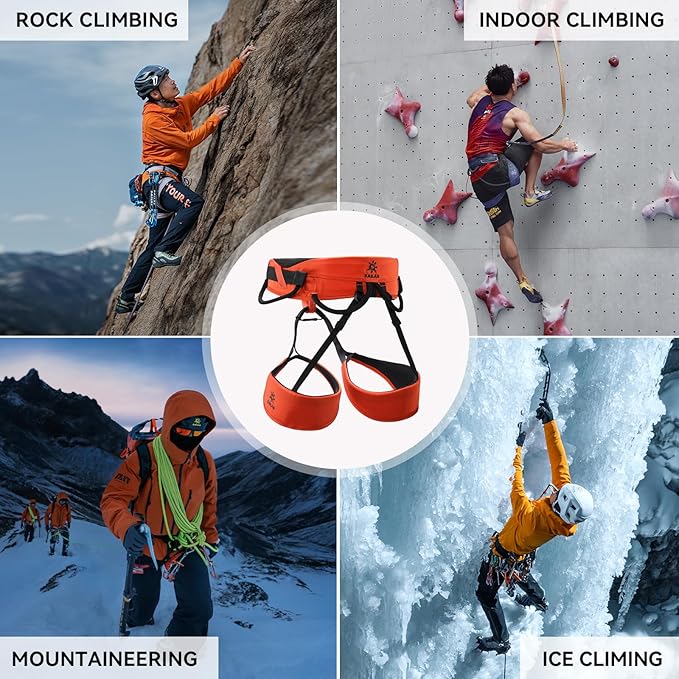 KAILAS Airo Rock Climbing Harness Men Mountaineering Tree Ice Climbing Women Half Body Safety Belt Rappelling
