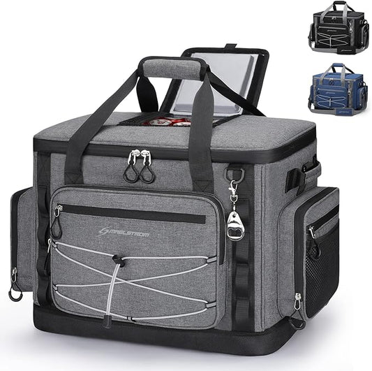 Maelstrom Soft Sided Cooler Bag, 30/40 Can Collapsible Insulated Ice Chest, Large Leakproof Camping & Travel Cooler for Kayaking & Beach