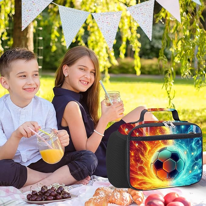 RLGPBON Kids Lunch Bag,Insulated Lunch Box for Girls Boys,Lunch Bag Toddler Teen,School Daycare Cute Travel bags