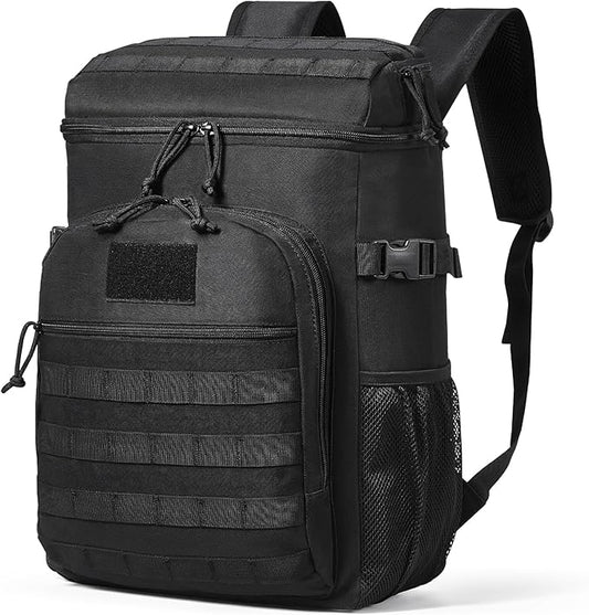 VEVOR Tactical Backpack Cooler, 25L Lunchbox for Work Insulated Leakproof with MOLLE, Lunch Cooler Box with Storage Bags, Lunch Bags Soft Cooler for Office, Picnic, Hiking, Beach, Camping