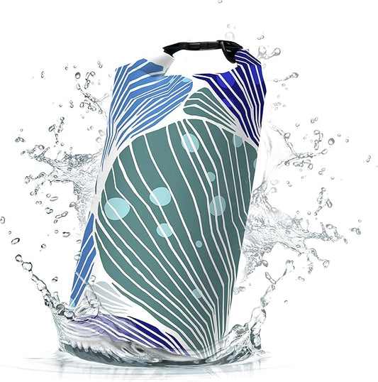Waterproof Dry Bag,Roll Top Modern Abstract Art Heart Shape Waterproof Backpack 5L/10L/20L Floating and Lightweight Bags for Kayaking, Boating, Fishing, Swimming and Camping