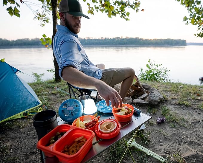 ust Spright LED Collapsible Water Resistant Lantern with 100 Lumens and Hook for Camping, Hiking, Emergency and Outdoor Survival