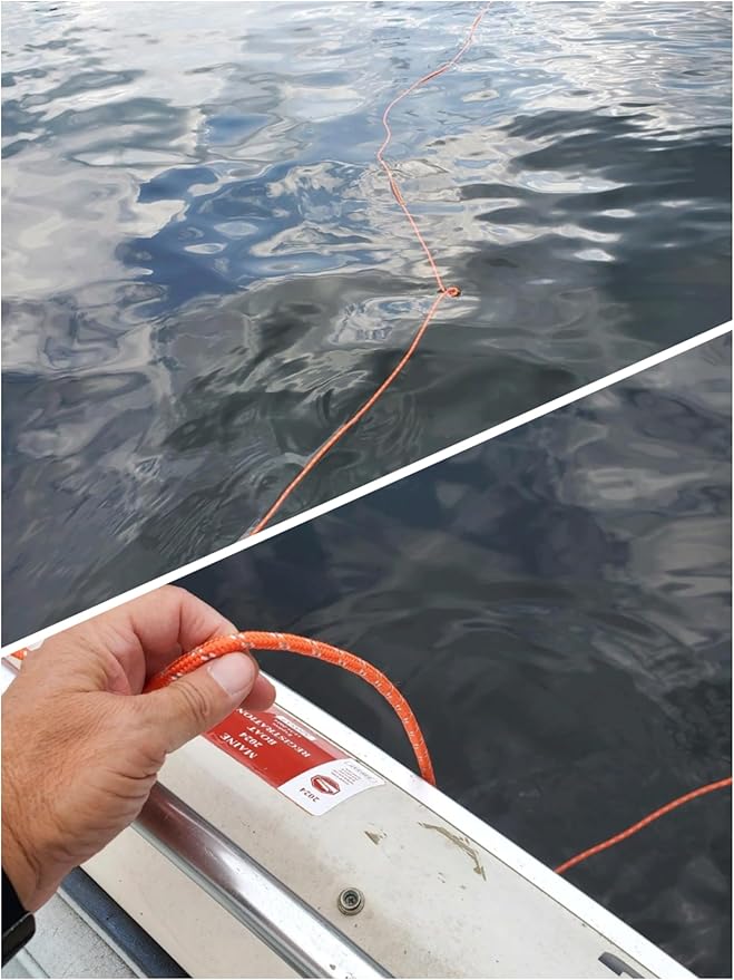 Multi-Purpose Climbing Rope - 8/10/12mm x 5/10/20/30m, Ideal for Rappelling, Boating, Tree Swing, and Sailing