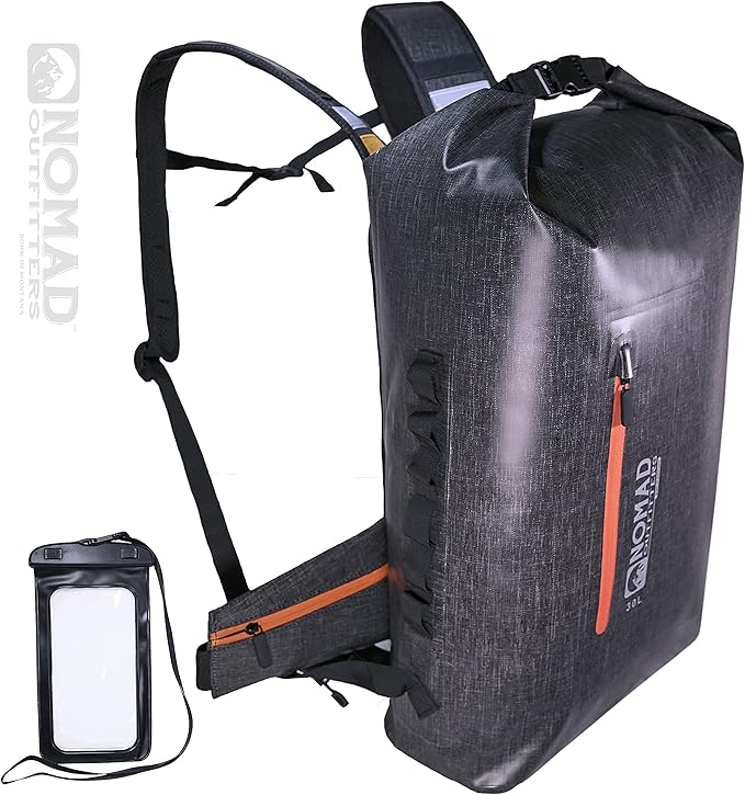 | Maverick 30L - Waterproof Backpack Roll-Top Dry Bag for Kayaking, Rafting, Boating, Surfing, Hiking, Camping, Fishing