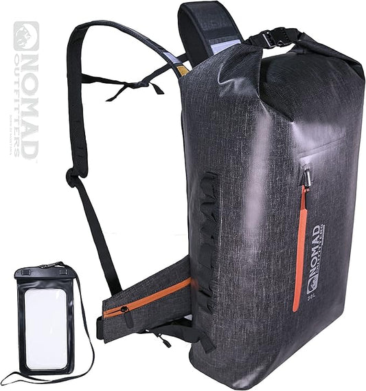 | Maverick 30L - Waterproof Backpack Roll-Top Dry Bag for Kayaking, Rafting, Boating, Surfing, Hiking, Camping, Fishing