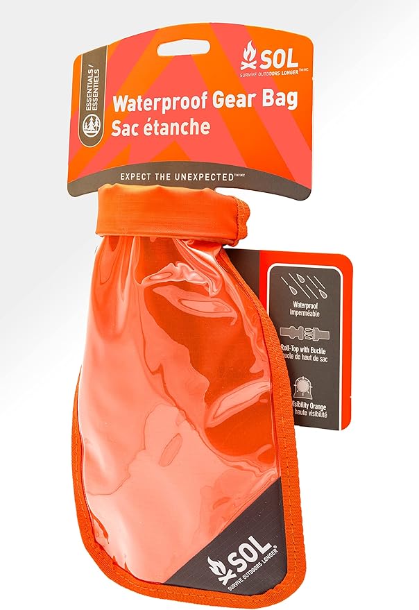 S.O.L. Survive Outdoors Longer SOL Waterproof Gear Bag Dry Bag (Pack of 3)