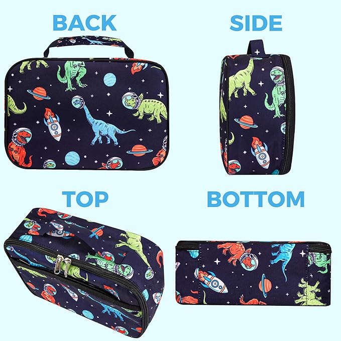 RLGPBON Kids Lunch Bag,Insulated Lunch Box for Girls Boys,Lunch Bag Toddler Teen,School Daycare Cute Travel bags