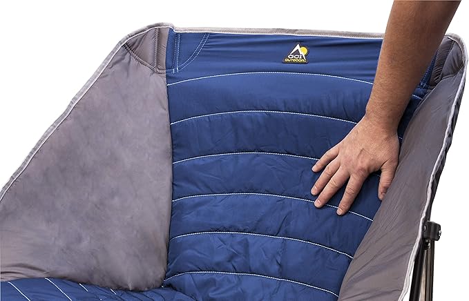 GCI Outdoor MaxRelax Pod Rocker Portable Rocking Chair & Outdoor Camping Chair, Royal Blue