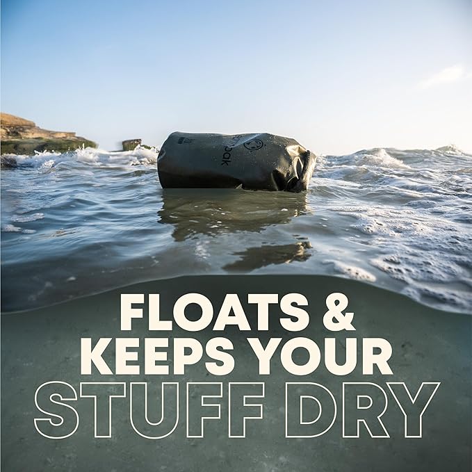 Earth Pak Waterproof Dry Bag - Roll Top Waterproof Backpack Sack (Camo 30L & 5L)