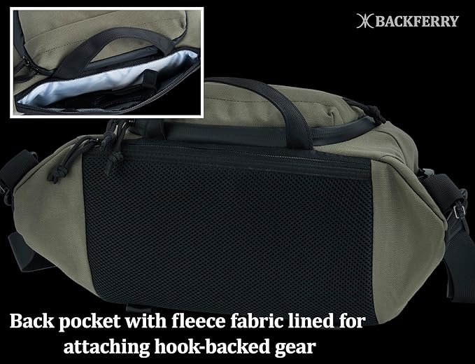 Tactical Sling Backpack Crossbody EDC Pack MOLLE Satchel Bag for Travel, Work, Camping and Hiking 8Liter