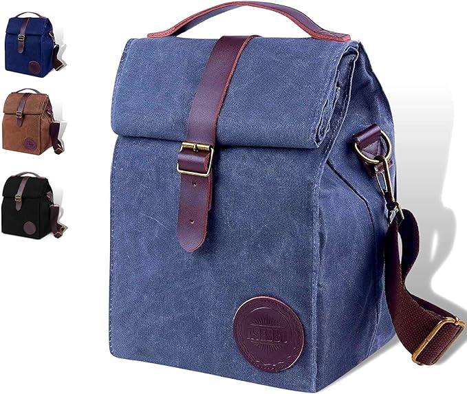 Insulated Lunch Bag for Women & Men (Grey)