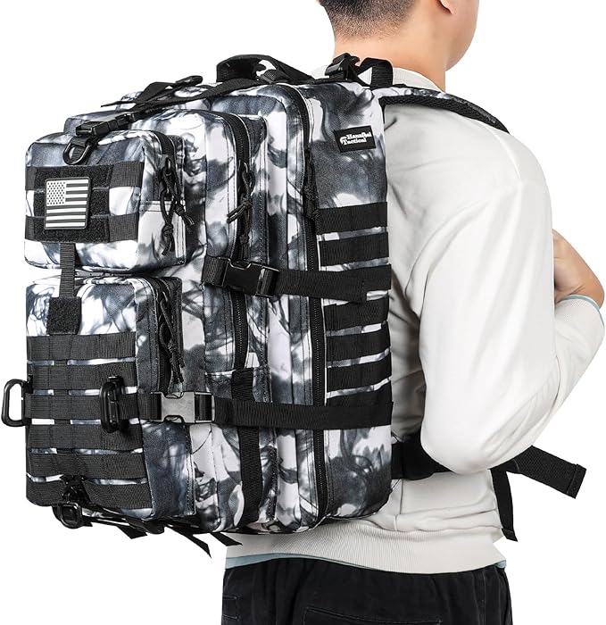 MOLLE Assault Pack, Tactical Backpack Military Army Camping Rucksack, 3-Day Pack