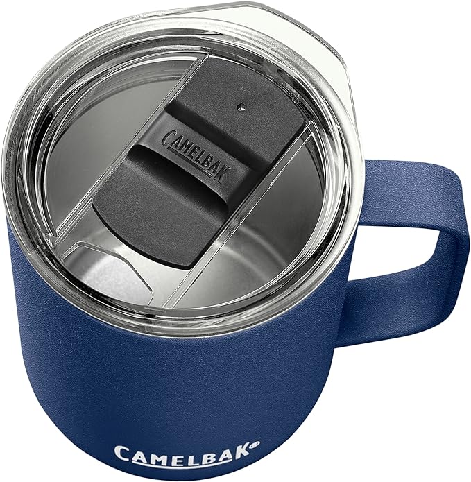 CamelBak Horizon 12oz Camp Mug - Insulated Stainless Steel - Tri-Mode Lid - Navy